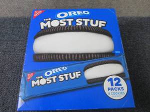 lot 313 image: 12- 4pks Oreo Most Stuf Best Date 3...