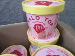lot 348 image: 12 Halo Top Strawberry Cake Mix...