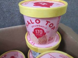 lot 350 image: 12 Halo Top Strawberry Cake Mix...