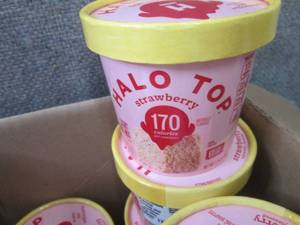 lot 352 image: 12 Halo Top Strawberry Cake Mix...