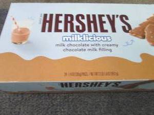 lot 365 image: 24- 1.4 oz Hersheys Milklicious...