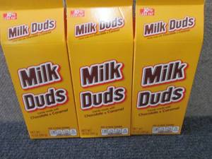 lot 383 image: 3- 10 oz Milk Duds...