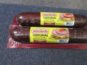 lot 392 image: 2- 20 oz Johsonville Original Summe...