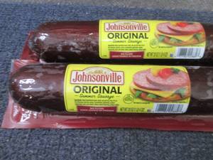 lot 396 image: 2- 20 oz Johsonville Original Summe...
