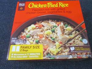 lot 414 image: BB 48 oz FROZEN Chicken Fried Rice...