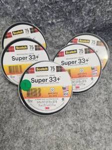 lot 9 image: Super 33 Electrical Tape, Qty 5, like new