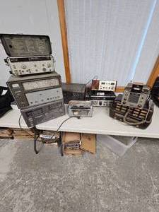 lot 32 image: Vintage Radios Lot and 2 Way Radio Equipment