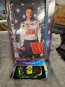 lot 35 image: NASCAR Poster 2008 Dale Jr and Dyna Wheels Camaro, Like New