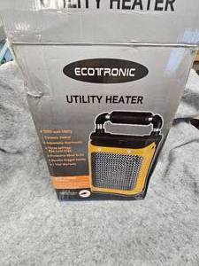 lot 40 image: Ecotronic 1500 Watt Ceramic Heater, Like New