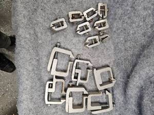 lot 55 image: Full Set of Aluminum Topper Clamps