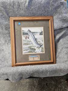 lot 60 image: Original Rapala Print and Lure