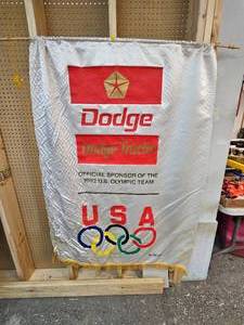 1992 Dodge Truck Olympics Sponsor Banner, 60"x40"