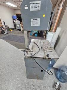 lot 137 image: MEAT Band Saw, Works and Functions as should