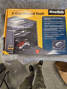 lot 176 image: Gun Vault, Key Pad Operated, Like New in Box