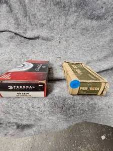 lot 202 image: 1 34 boxes 40SW FMJ Rounds (50rd boxes)