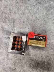 lot 228 image: 2 Boxes 45 ACP, RIP Defense, Federal Hydrashock
