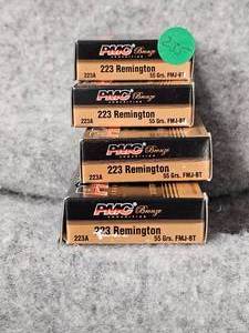 lot 235 image: 4 Boxes PMC 223 FMJ