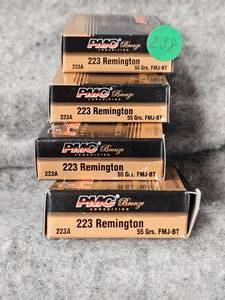 lot 238 image: 4 Boxes PMC 223 FMJ