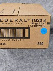 lot 249 image: 10 Boxes Federal Top Gun 20ga, #8