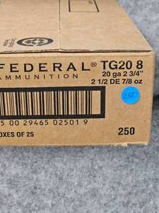 lot 250 image: 10 Boxes Federal Top Gun 20ga, #8