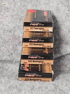 lot 256 image: 4 Boxes PMC 223 FMJ