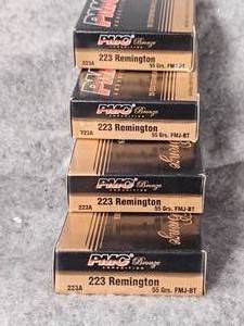 lot 258 image: 4 Boxes PMC 223 FMJ