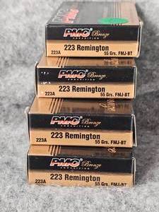 lot 259 image: 4 Boxes PMC 223 FMJ