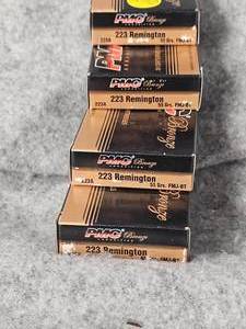 lot 264 image: 4 Boxes PMC 223 FMJ