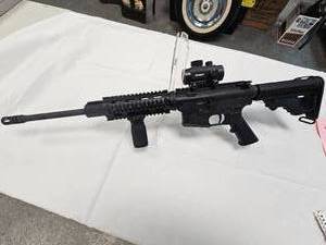 lot 279 image: DPMS AR15, St. Cloud, MN, 16 M4, 5.56, with Red Dot