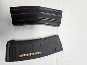 lot 280 image: 2-30rd AR15 Clips wFull Ammo(60rds)