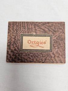 lot 295 image: Original Ortgies Pistol Manual from 1920 and Custom Velvet Case for Ortgies Pistols in previous lots