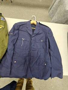 lot 312 image: Army Insulated Trenchcoat, size small, Air Force Coats and Air Force Insulated Trench Coat(Med 44)