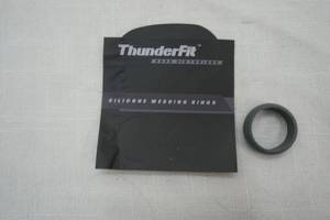 lot 141 image: Thunder fit Silicone Wedding Ring