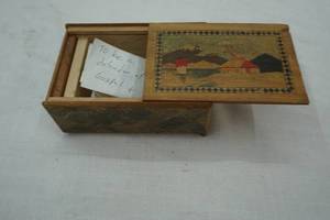 lot 160 image: VintageAntique Japanese Puzzle Box
