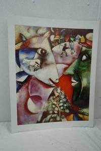 lot 191 image: Chagall I and the Village print