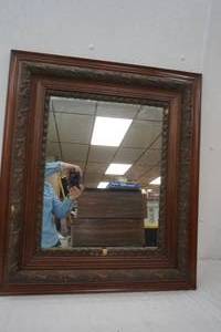 lot 196 image: VintageAntique mirror