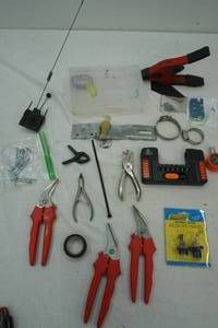 lot 224 image: hand tools and hardware lot