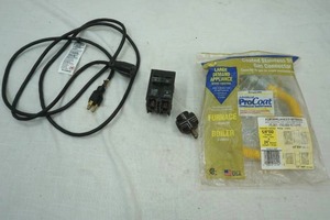 lot 226 image: coated stainless steel gas connector new in package