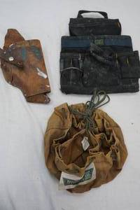 lot 227 image: construction work pouches and belt attachments