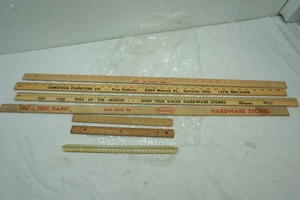 lot 263 image: yardsticks and rulers