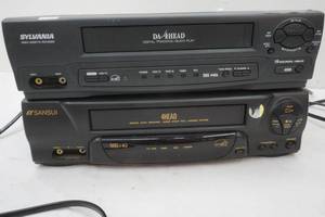 lot 268 image: Sansui Sylvania VHS player