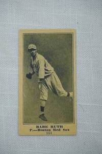 lot 339 image: Babe Ruth Rookie Card 1916 - Not Authenticated