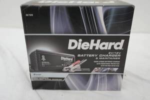 lot 345 image: Diehard 6V12V Battery Charger & Maintainer. New in Box