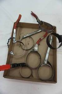 lot 406 image: oil filter wrenches