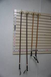 lot 488 image: 4ct wooden ski poles
