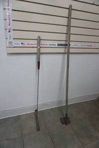 lot 497 image: weed wacker & hoe