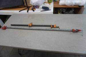 lot 523 image: pipe clamps