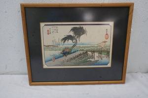 lot 135 image: Antique Japanese woodblock print