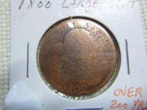 lot 4 image: 1800 Large Cent - Draped Bust