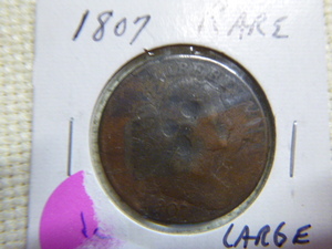 lot 15 image: 1807 Large Cent - Draped Bust
